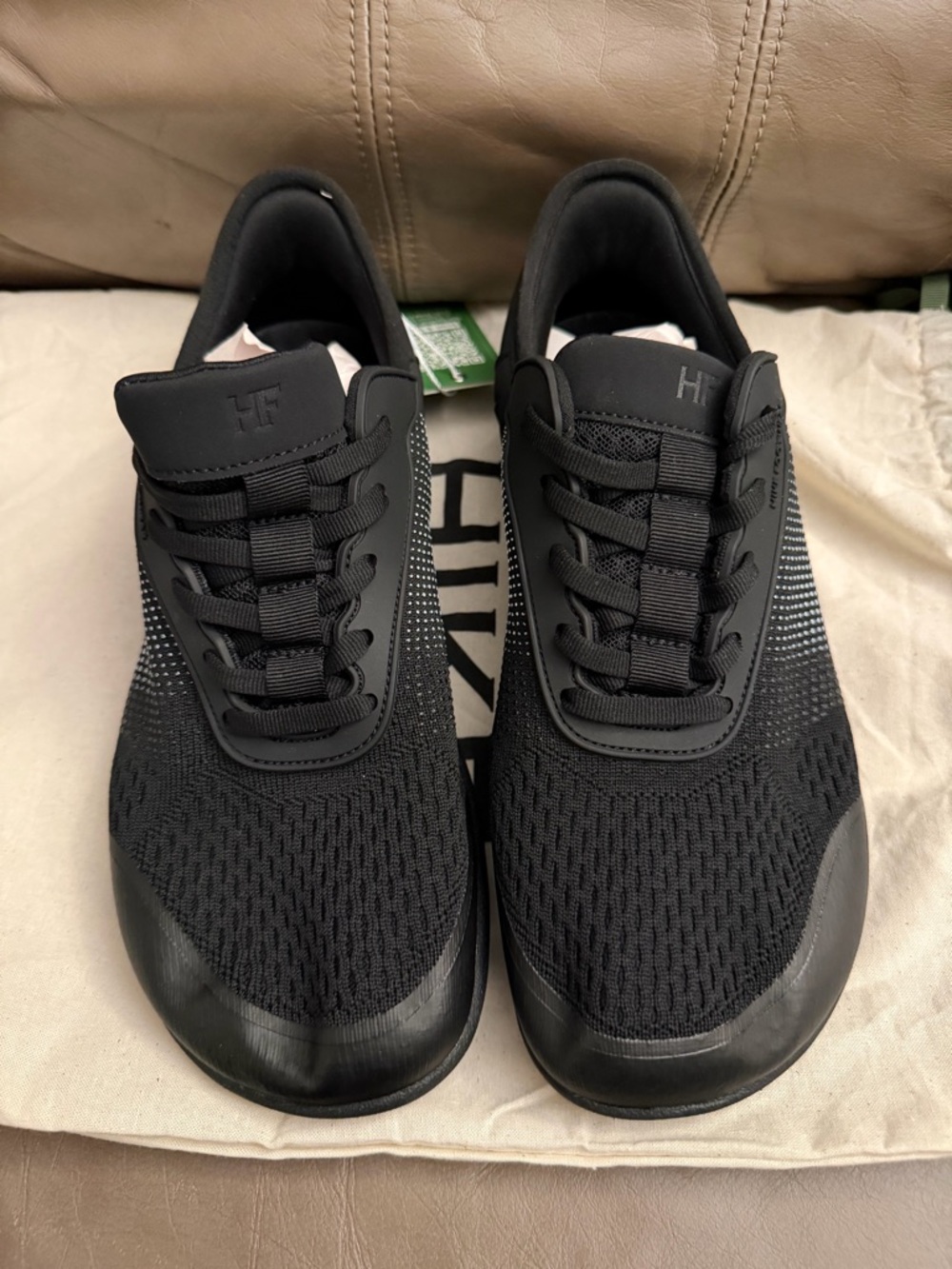 NWT - Men’s Lightweight Black Knit Sneakers - men 7/7.5 women’s 9/9.5